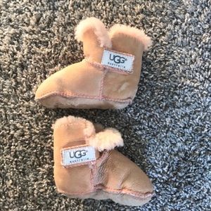 Ugg sheepskin booties for baby